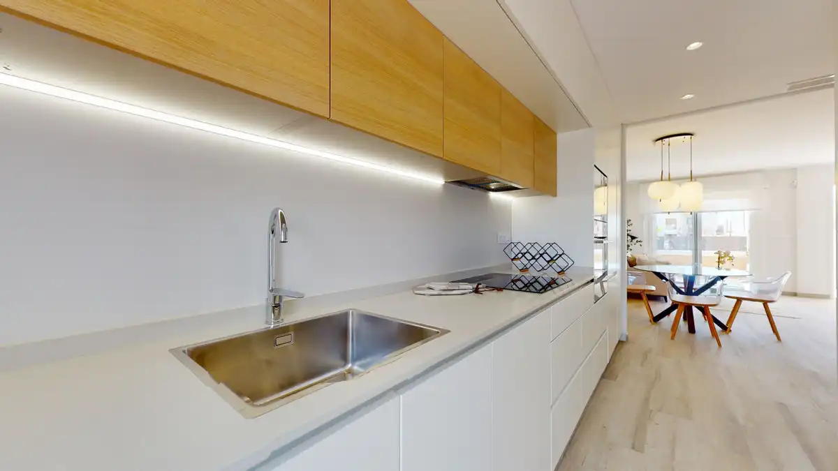 Cocina de Casa adosada en venta en Pilar de la Horadada