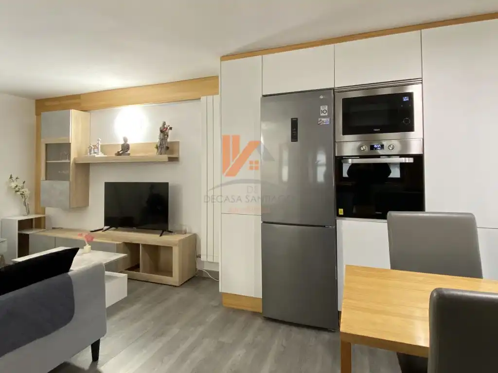 Küche von Wohnung zur Miete in Santiago de Compostela  mit Möbliert