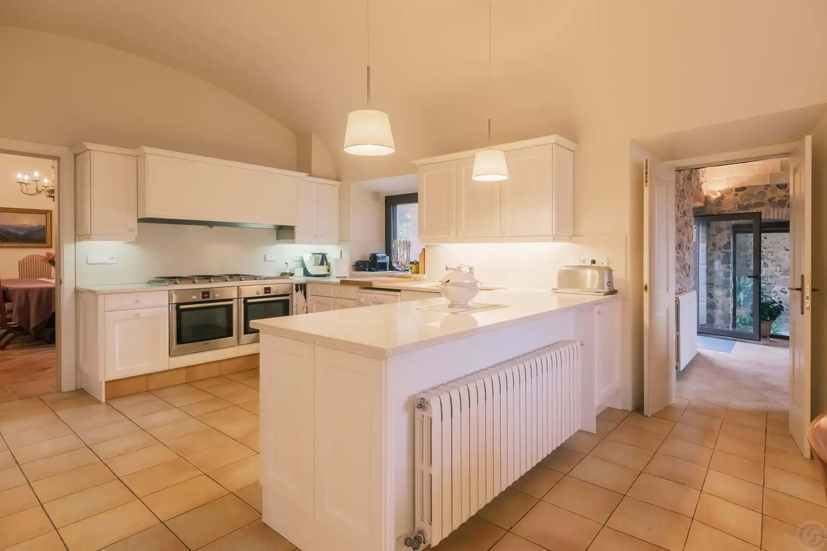 Cocina de Casa o chalet en venta en Llagostera con Calefacción, Terraza y Trastero