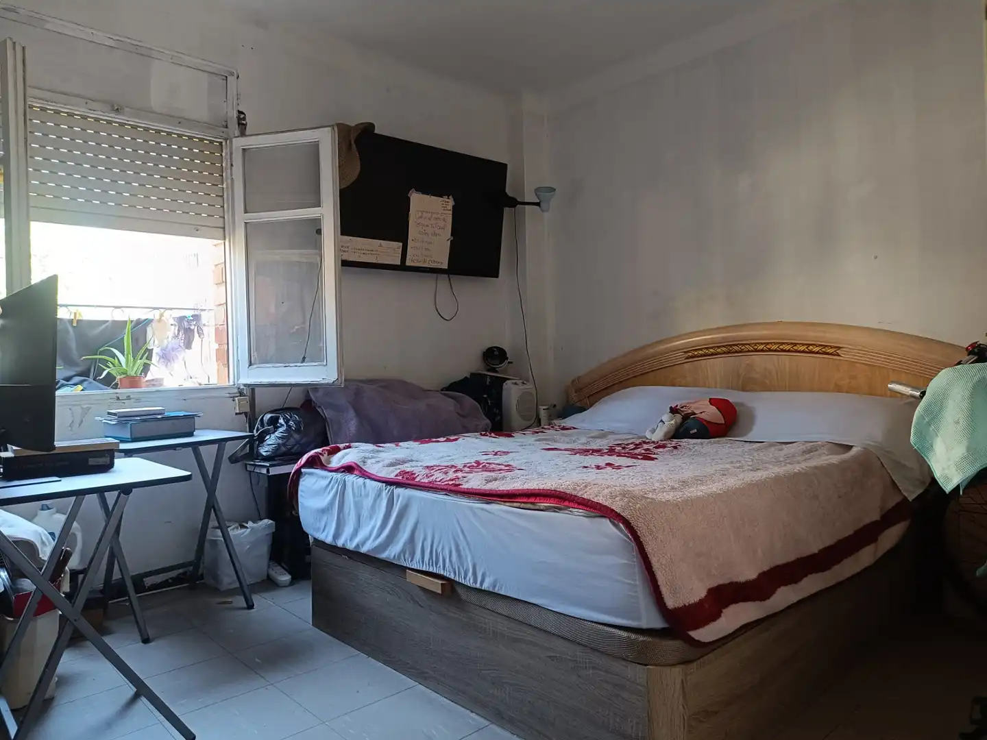 Schlafzimmer von Wohnung zum Verkauf in Terrassa mit Möbliert