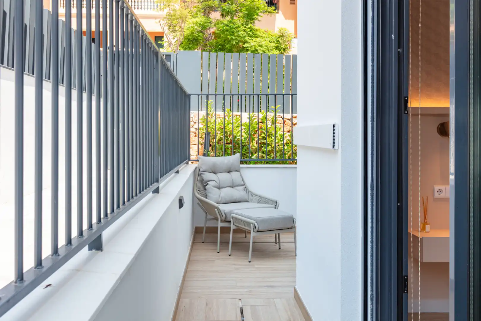 Terraza de Apartamento de alquiler en Jávea / Xàbia con Aire acondicionado, Calefacción y Parquet