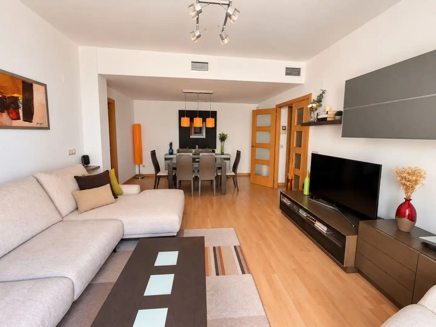 Sala de estar de Piso en venta en Torrent con Aire acondicionado y Balcón