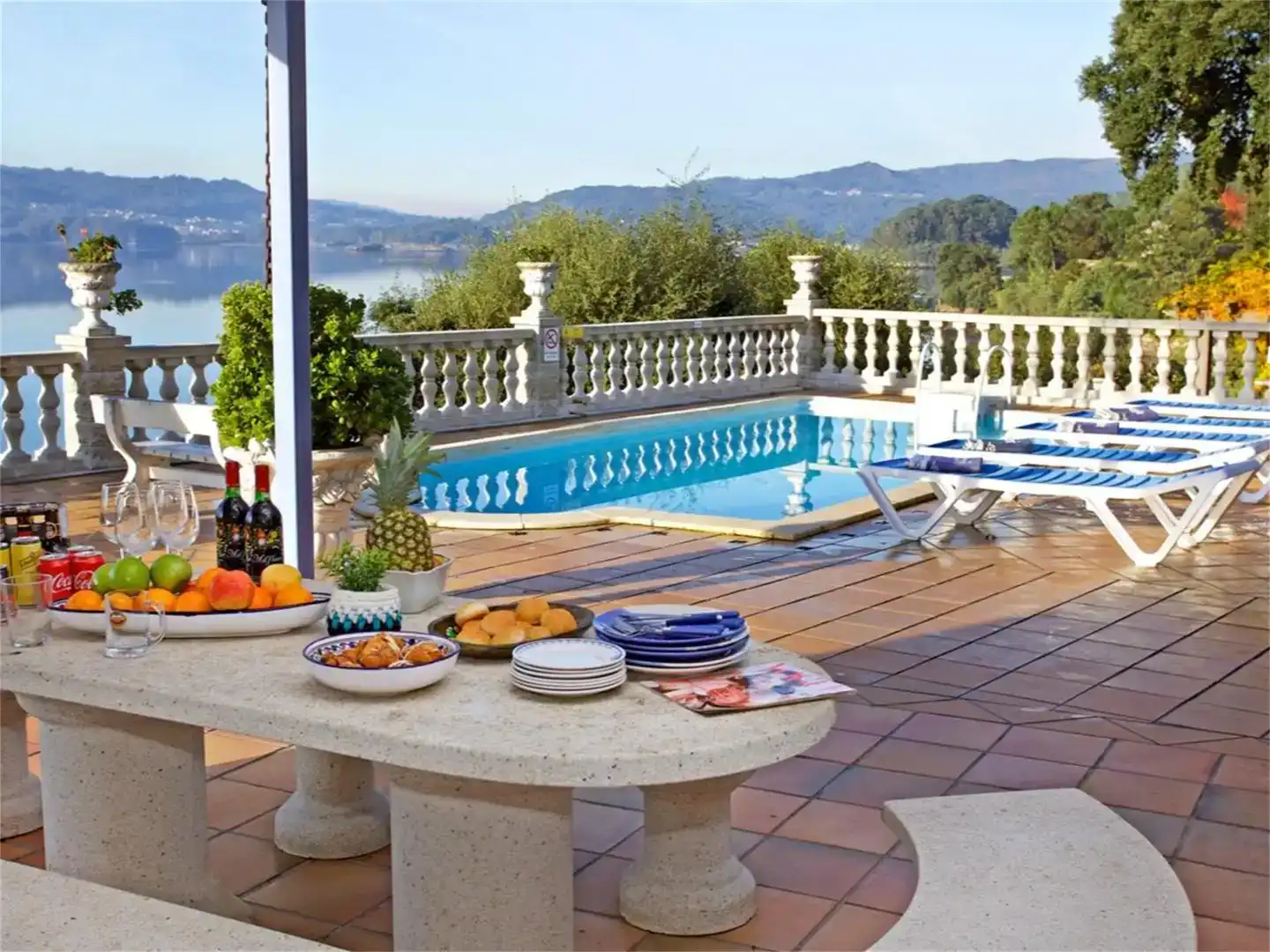 Terrace of Houses for rent in Redondela  with Swimming Pool and Balcony