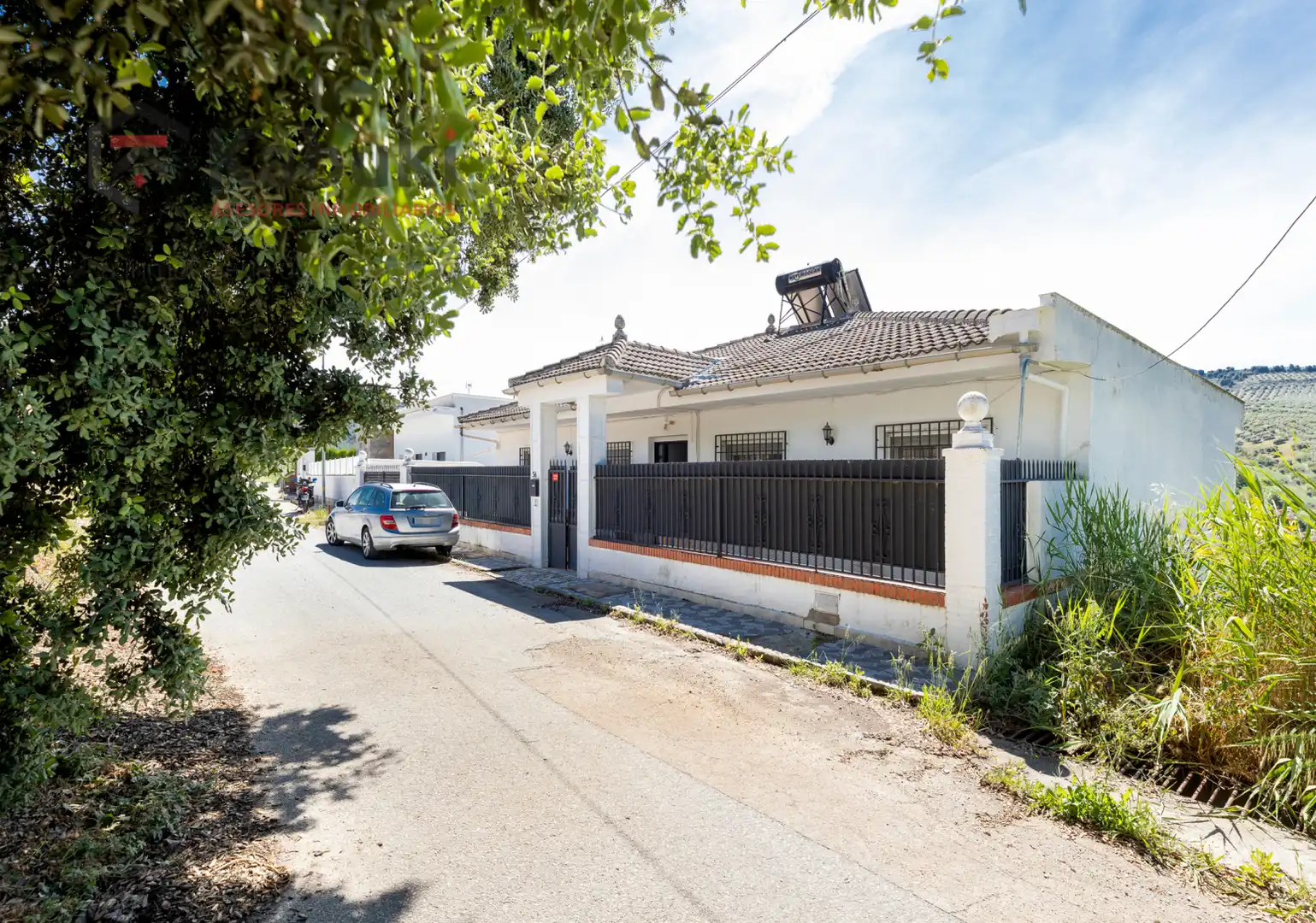 Vista exterior de Casa o chalet en venta en Deifontes con Calefacción, Jardín privado y Piscina