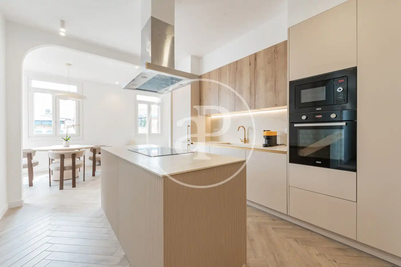 Kitchen of Flat for sale in Madrid  with Air Conditioner, Heating and Terrace