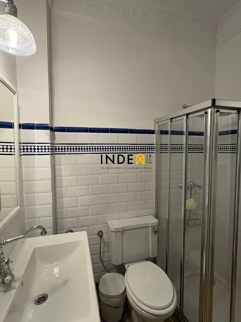 Baño de Apartamento de alquiler en Sitges con Aire acondicionado, Calefacción y Se aceptan mascotas