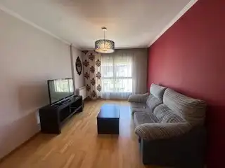 Wohnzimmer von Wohnungen zur Miete in León Capital  mit Heizung, Parkett und Terrasse