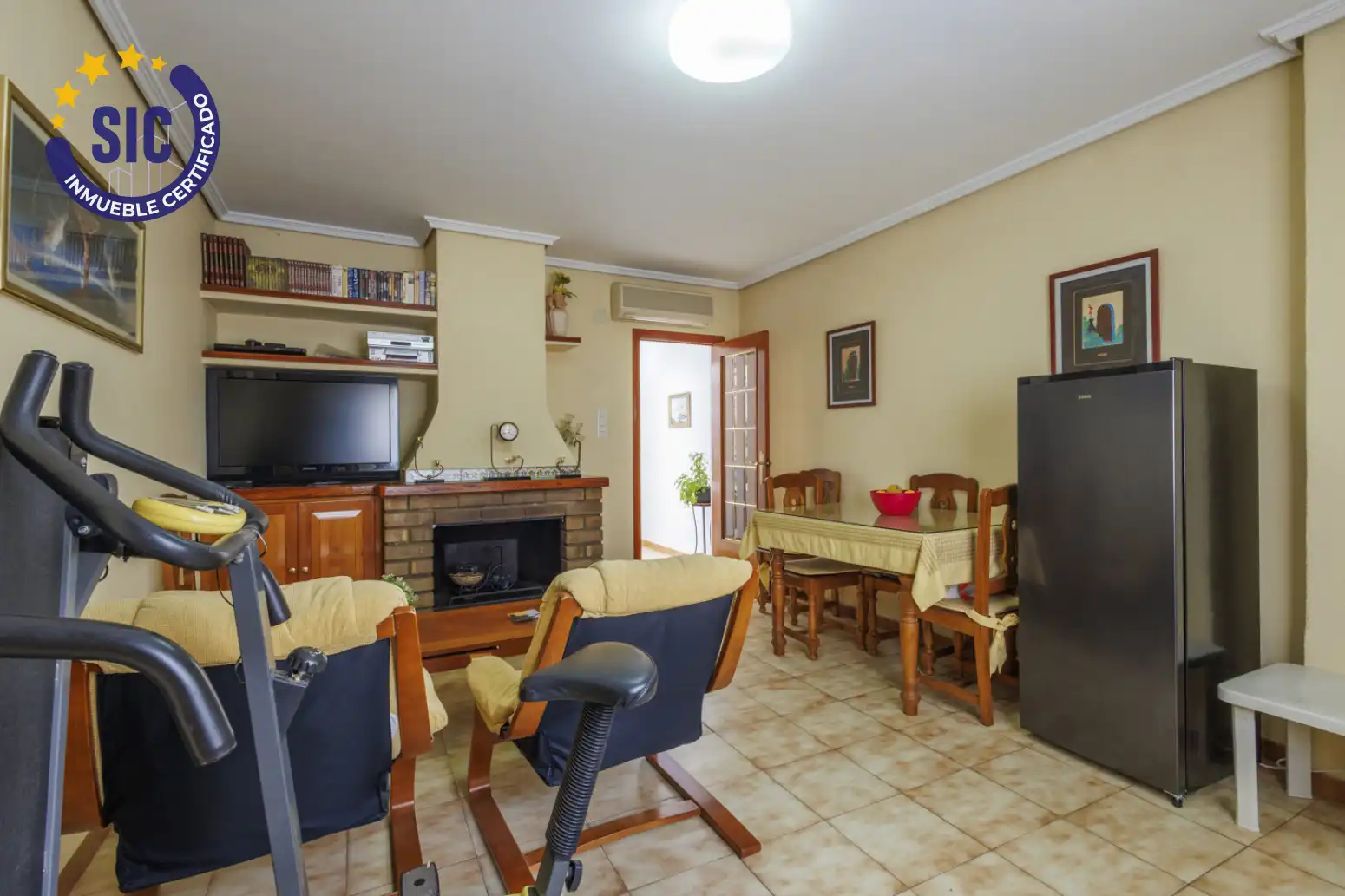 Sala de estar de Casa adosada en venta en Carlet con Terraza y Balcón