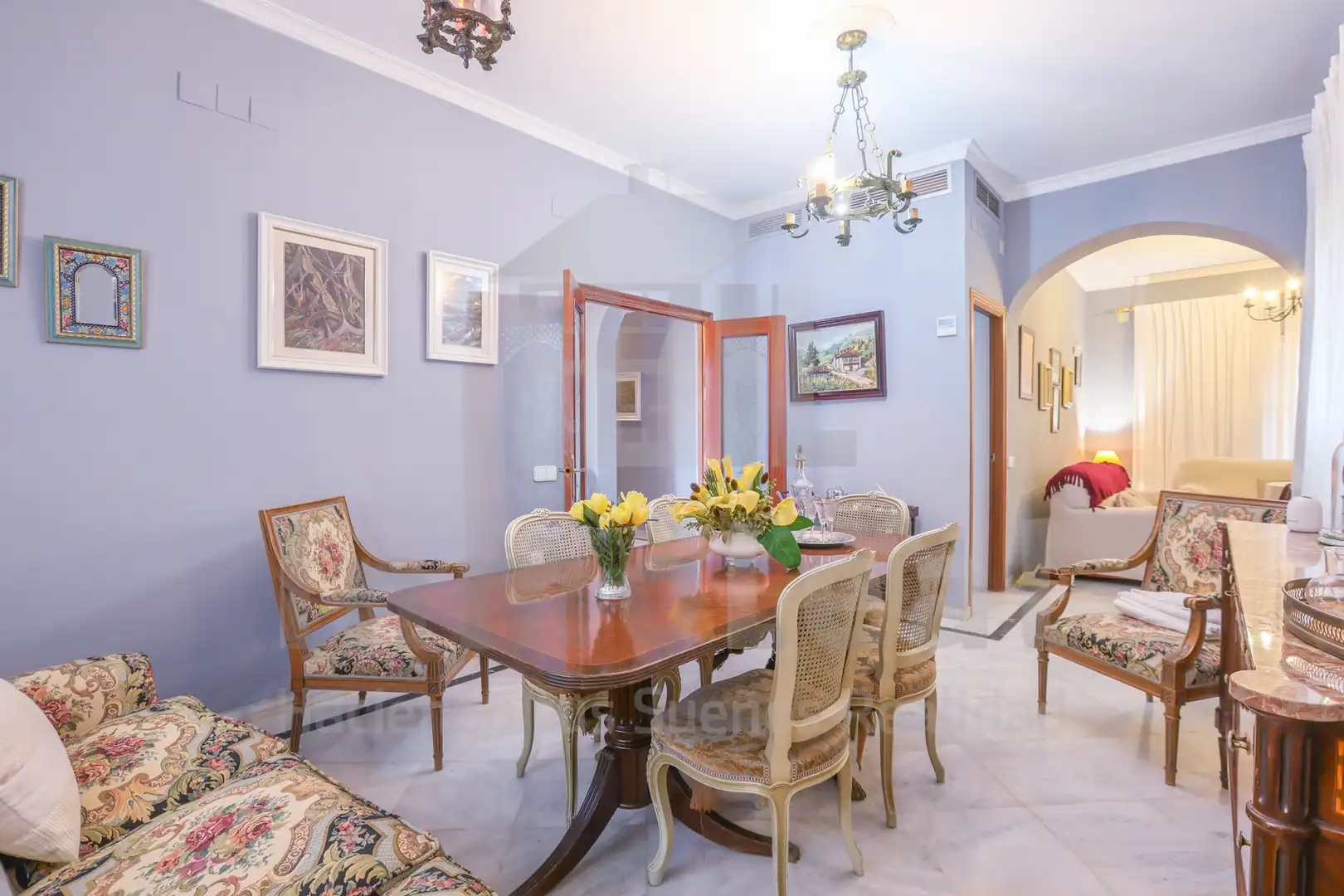 Dining room of Houses for sale in Espartinas  with Air Conditioner, Heating and Private garden