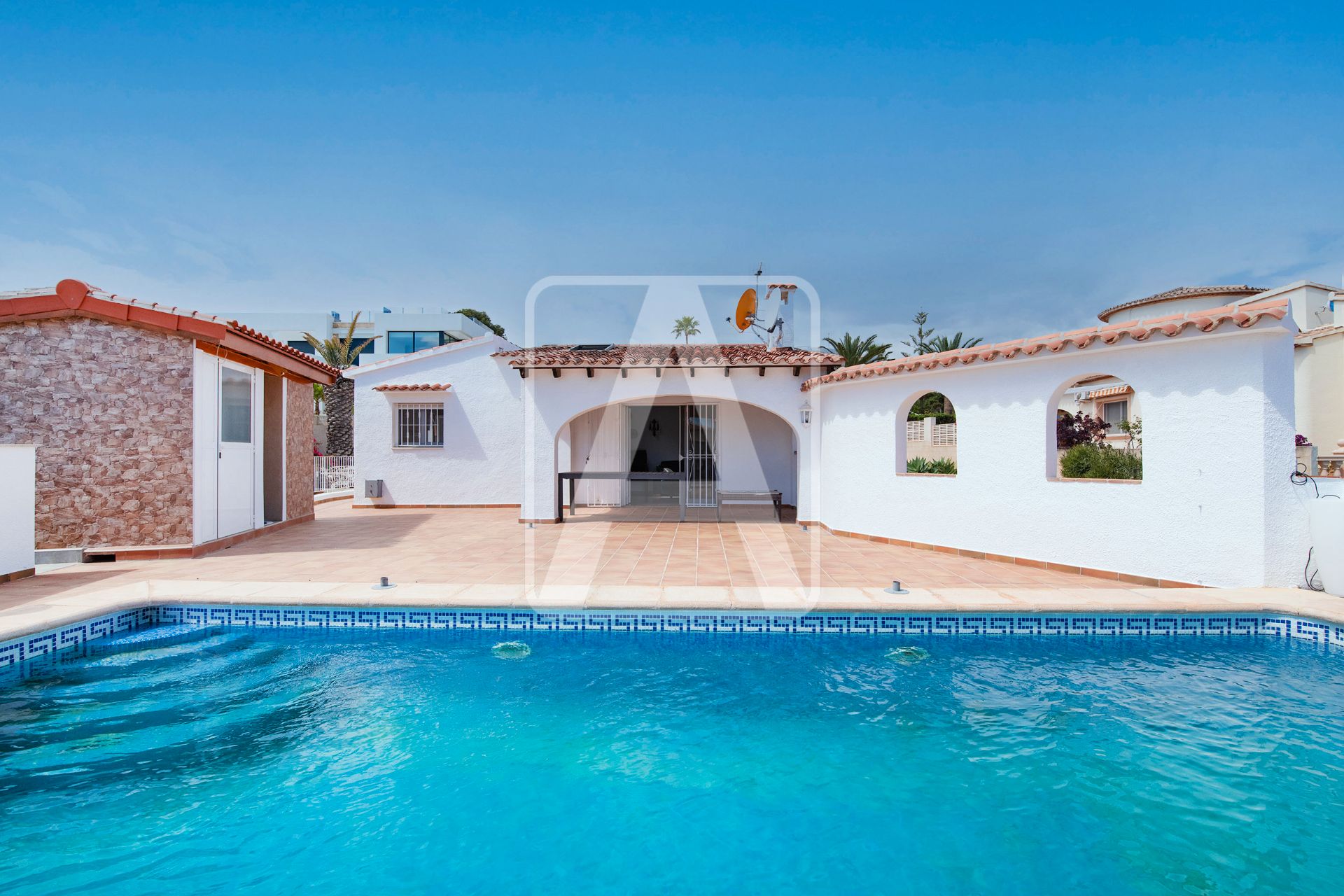 Exterior view of House or chalet for sale in Benissa  with Air Conditioner, Private garden and Terrace