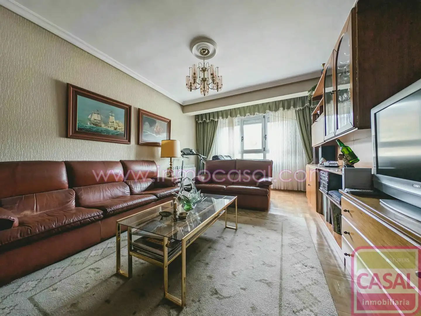 Sala de estar de Piso en venta en Langreo con Calefacción, Terraza y Trastero