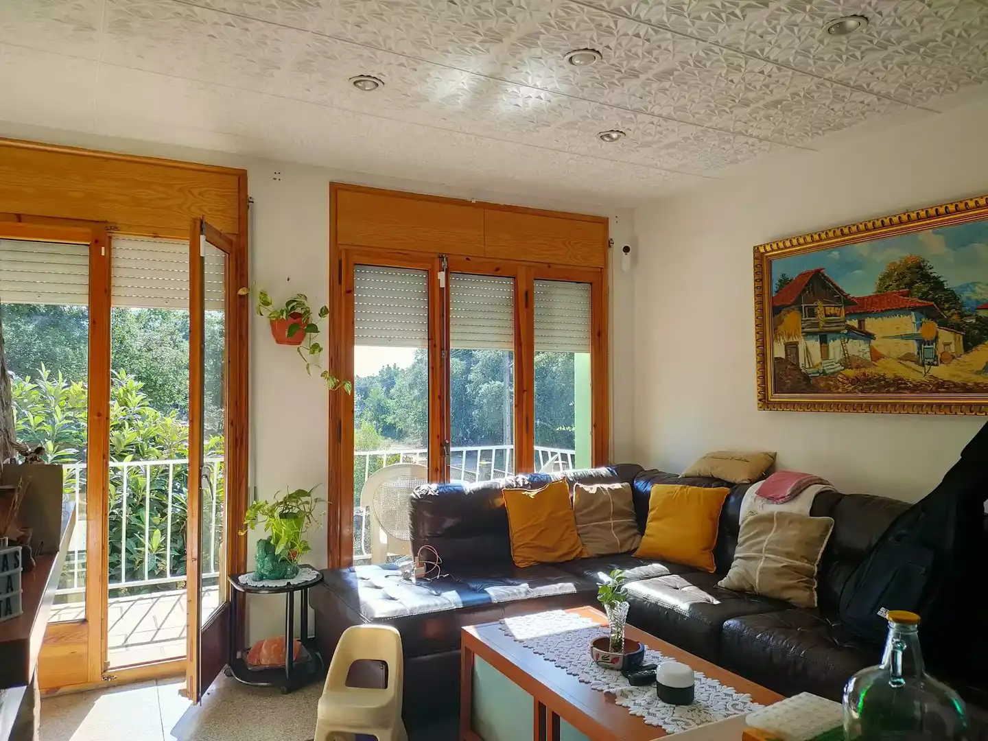 Sala d'estar de Casa o xalet en venda en Massanes amb Piscina