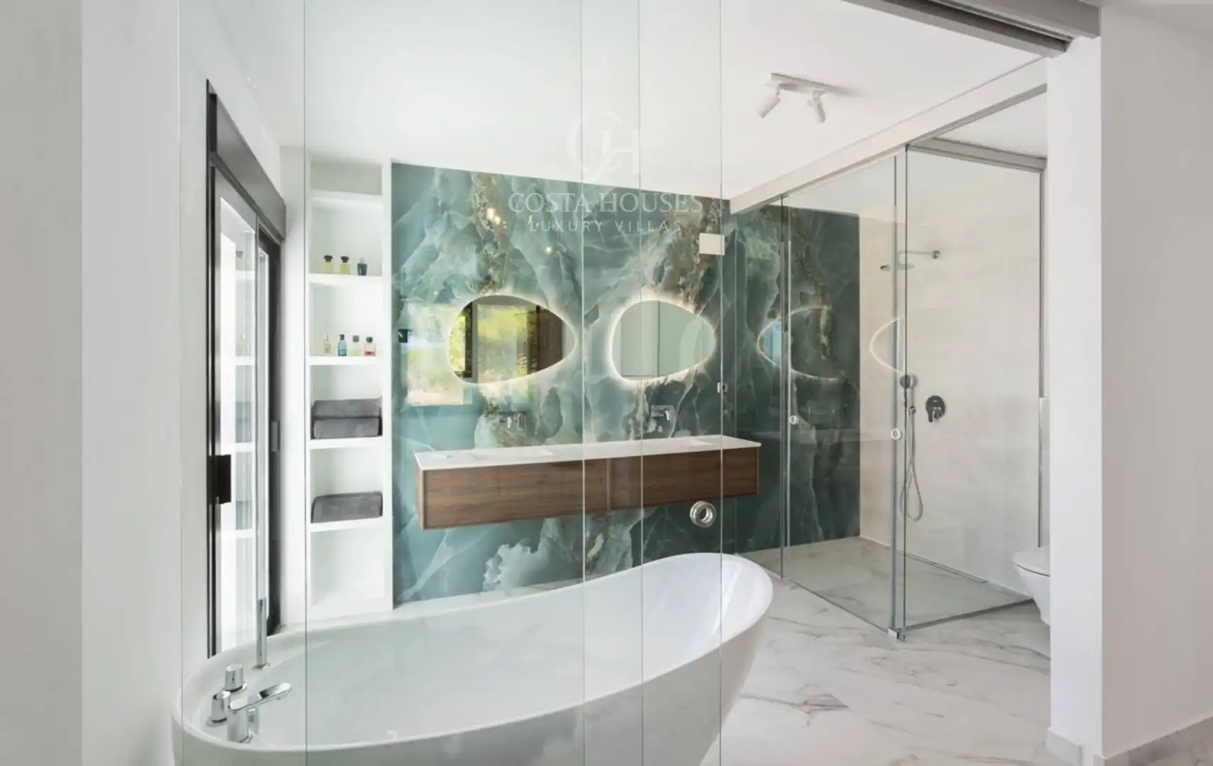 Baño de Casa o chalet en venta en Benissa con Aire acondicionado, Calefacción y Jardín privado