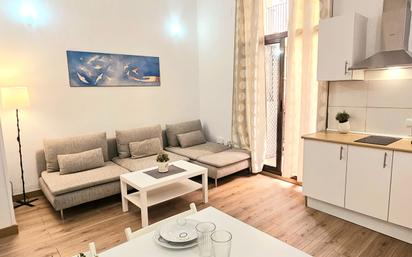 Living room of Flat to rent in  Barcelona Capital  with Air Conditioner and Terrace