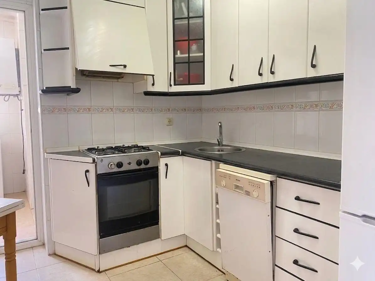Küche von Wohnung zur Miete in Águilas mit Möbliert und Balkon