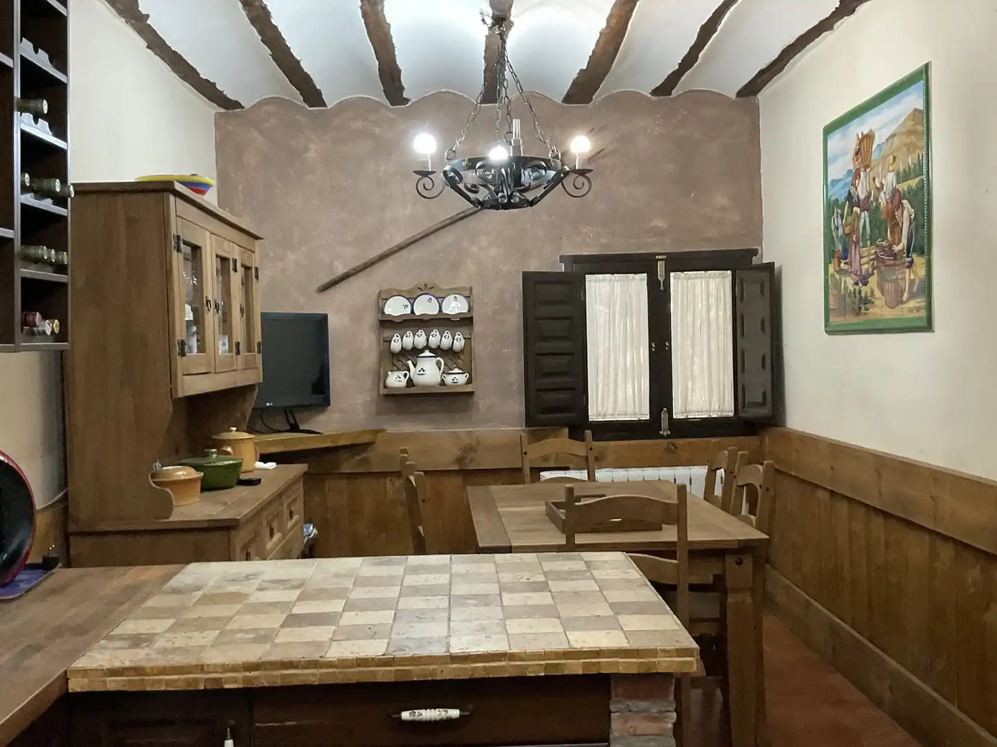 Kitchen of Country homes for sale in Bobadilla  with Parquet flooring, Terrace and Storage room