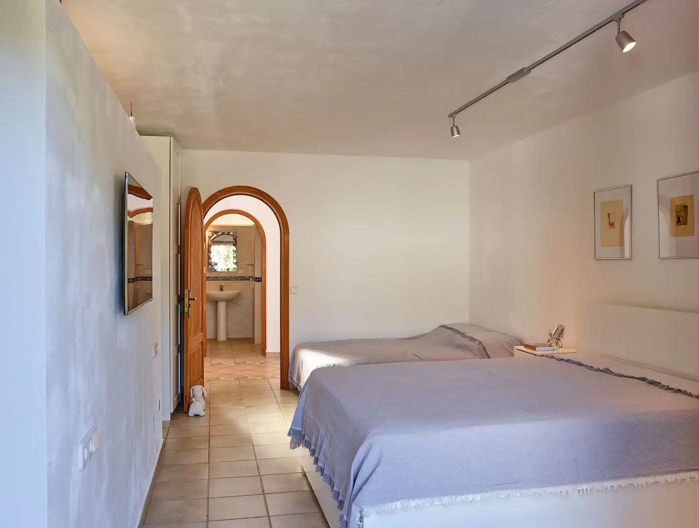 Bedroom of Houses for sale in Sant Josep de sa Talaia  with Air Conditioner, Heating and Private garden