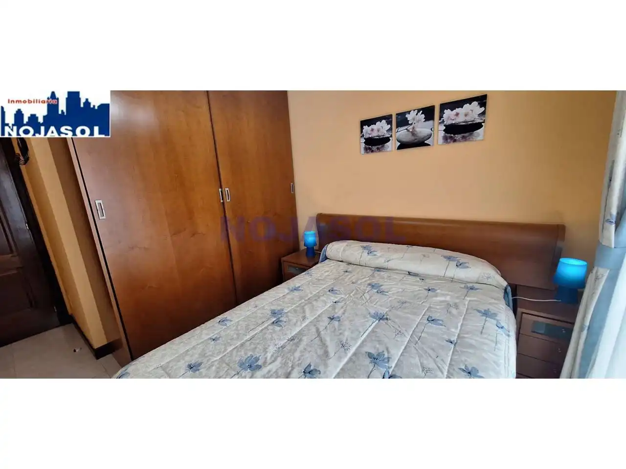 Dormitori de Apartament de lloguer en Noja amb Calefacció, Jardí privat i Terrassa