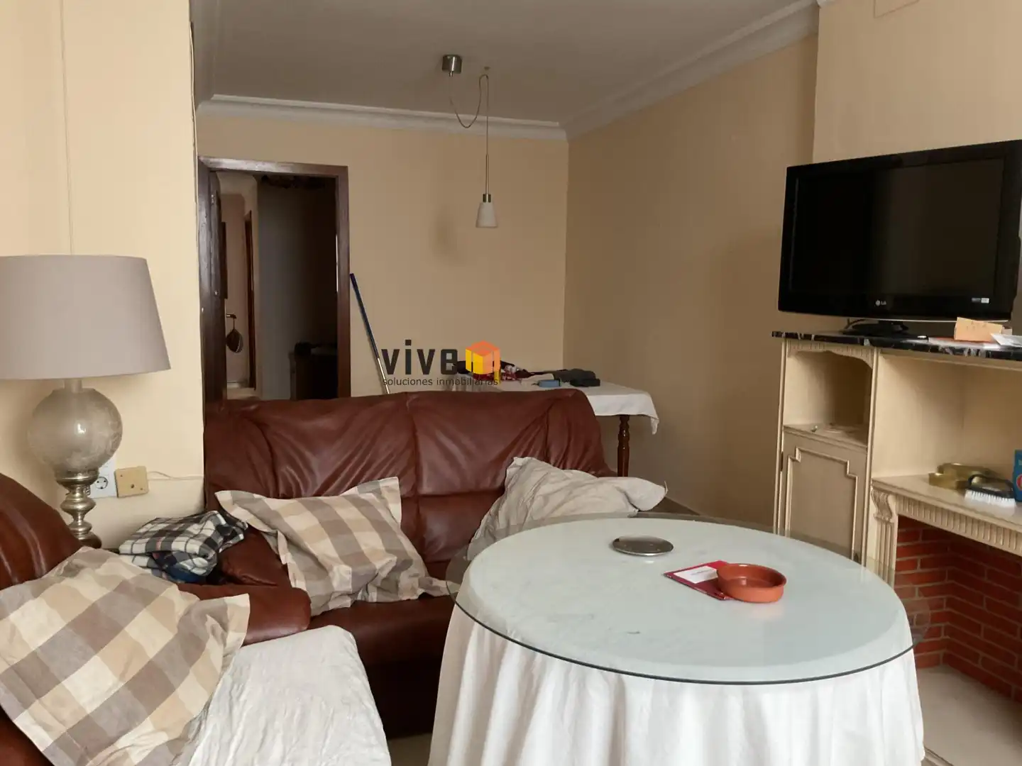 Living room of Flat for sale in Sevilla  with Air Conditioner, Heating and Terrace