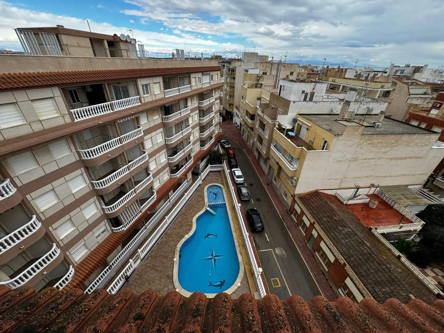 Außenansicht von Dachboden zum Verkauf in Torrevieja mit Klimaanlage, Terrasse und Möbliert