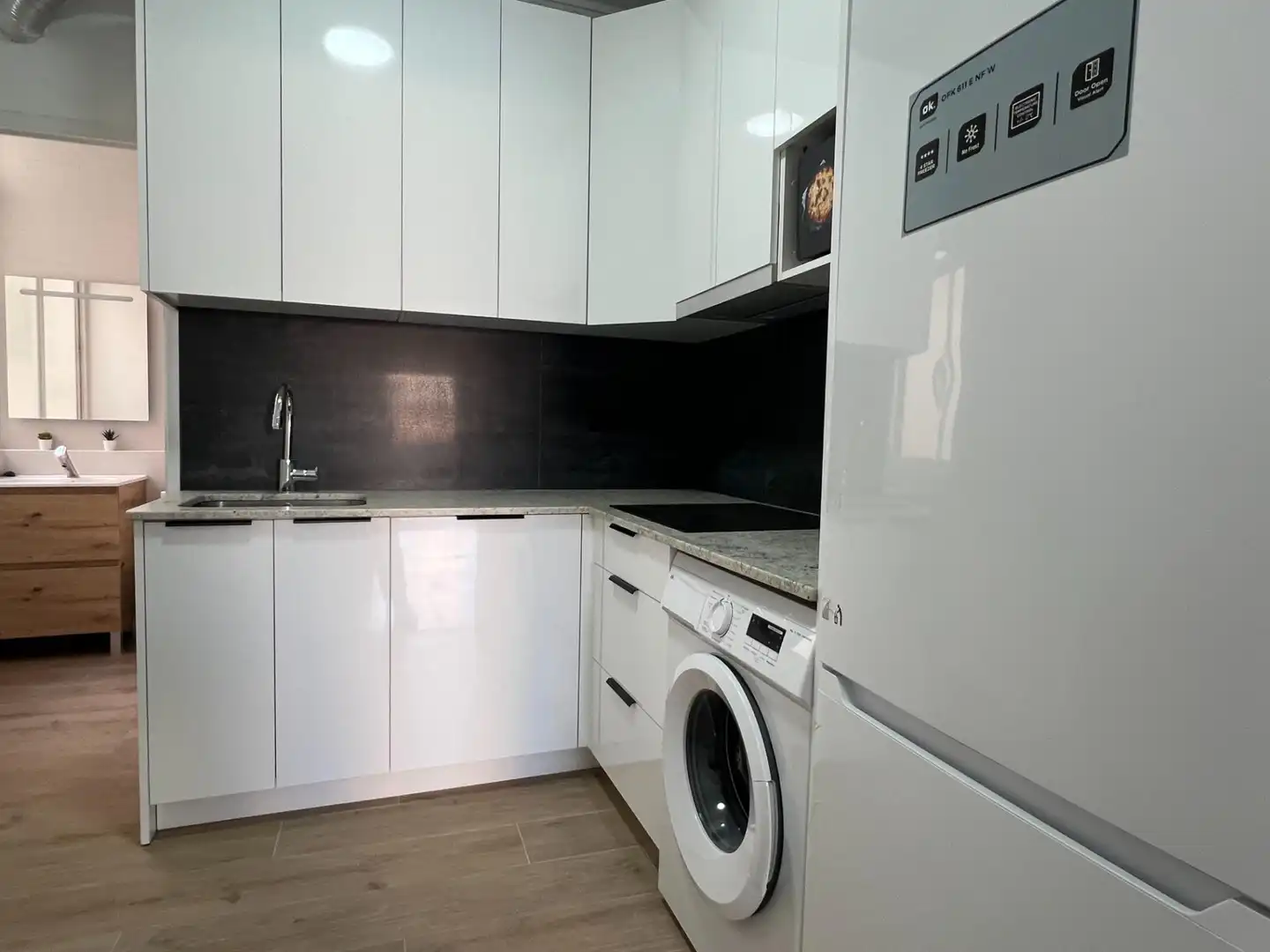 Cocina de Piso de alquiler en Elche / Elx con Amueblado y Balcón