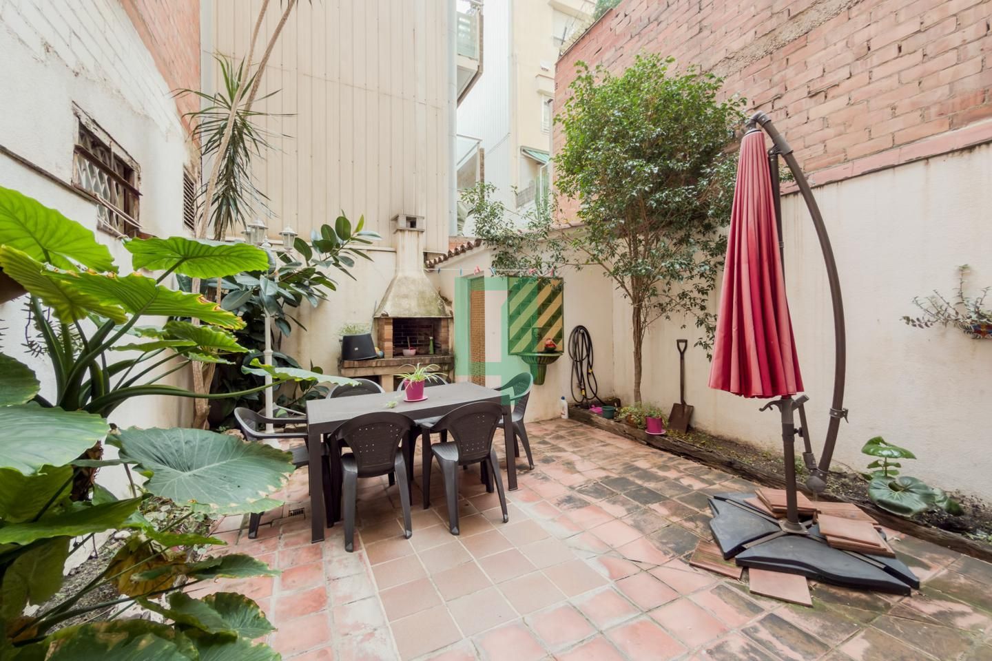 Terrace of Single-family semi-detached for sale in Badalona  with Air Conditioner, Heating and Terrace
