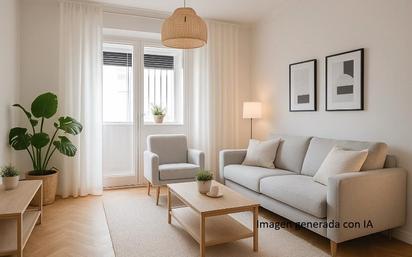 Living room of Flat for sale in  Madrid Capital  with Heating