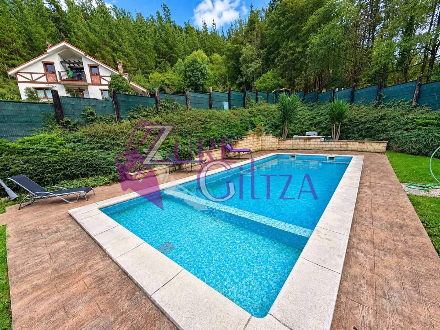 Piscina de Casa o xalet en venda en Lemoa, Bizkaia