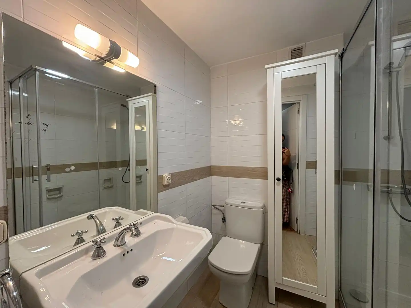 Badezimmer von Wohnung zur Miete in Madrid mit Klimaanlage, Heizung und Möbliert
