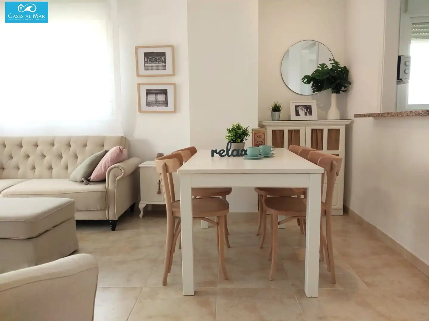 Menjador de Apartament en venda en Oropesa del Mar / Orpesa amb Aire condicionat, Calefacció i Terrassa