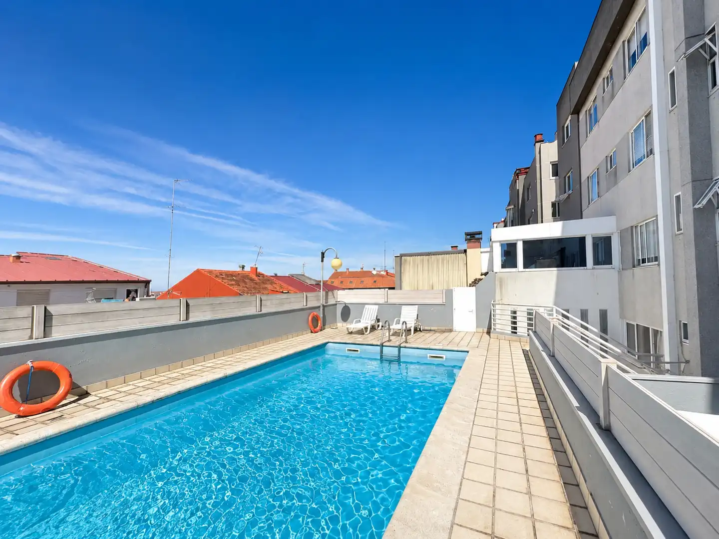 Swimming pool of Duplexes for sale in Vigo   with Air Conditioner, Heating and Parquet flooring