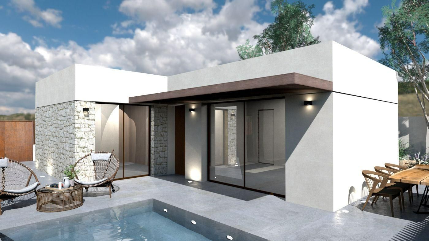 Exterior view of House or chalet for sale in Fortuna  with Terrace and Swimming Pool