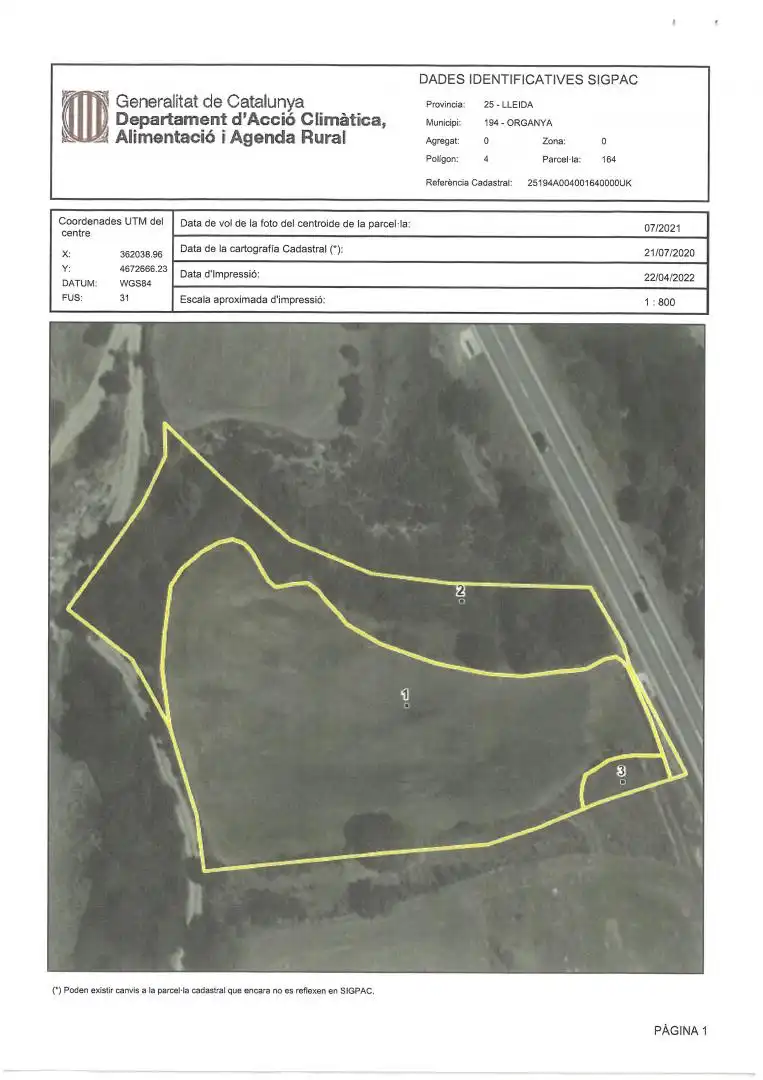 Residencial en venda en Organyà