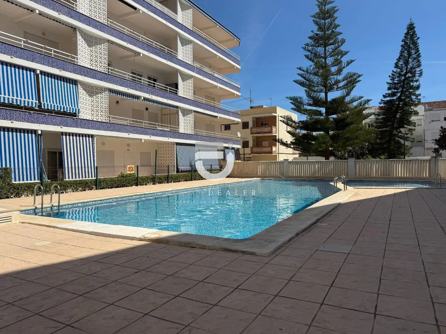 Piscina de Apartament en venda en Piles amb Aire condicionat, Jardí privat i Terrassa
