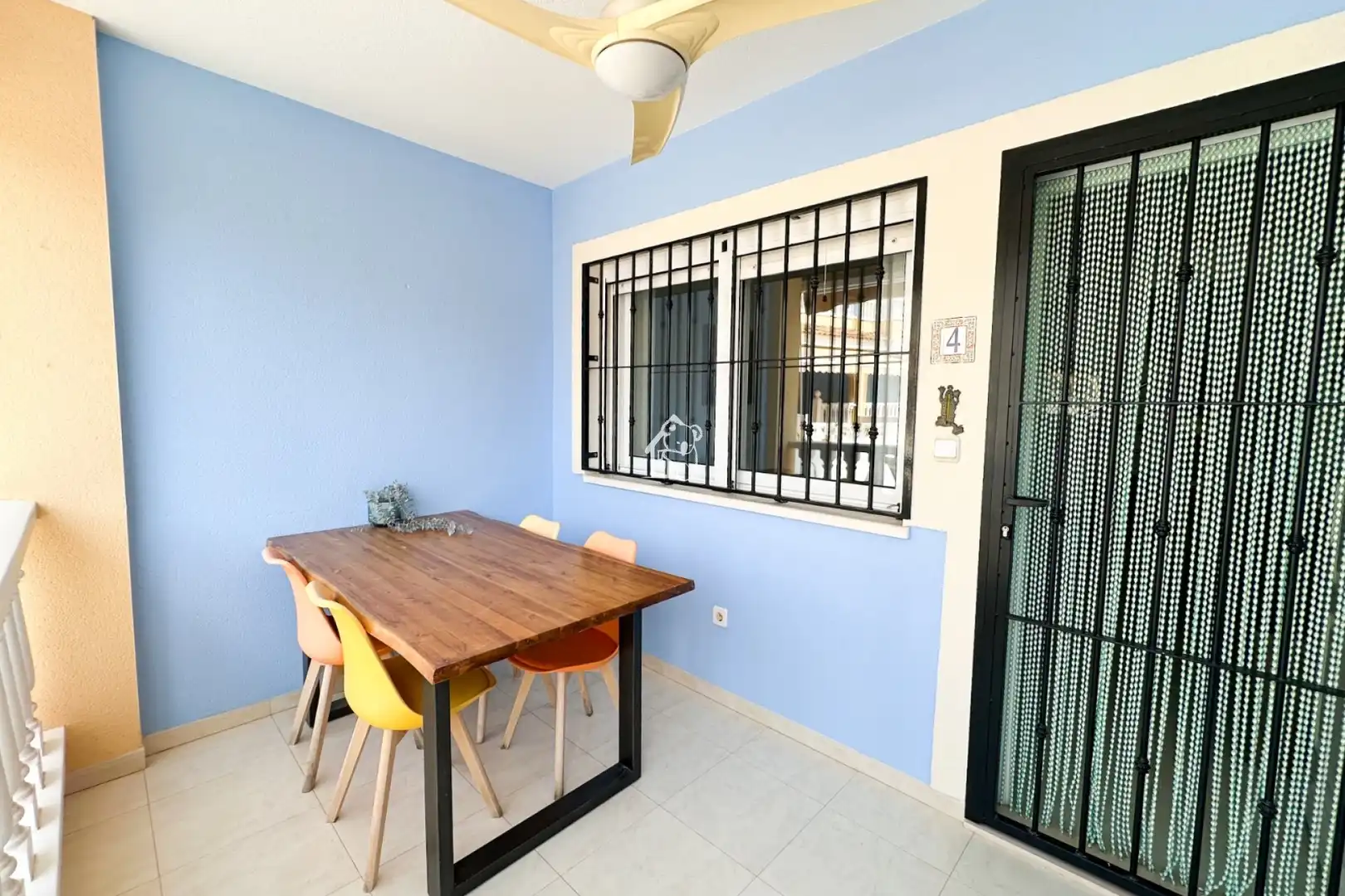 Comedor de Apartamento de alquiler en Rojales con Aire acondicionado, Terraza y Piscina