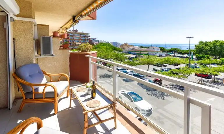 Terraza de Apartamento en venta en Roses con Aire acondicionado, Calefacción y Parquet