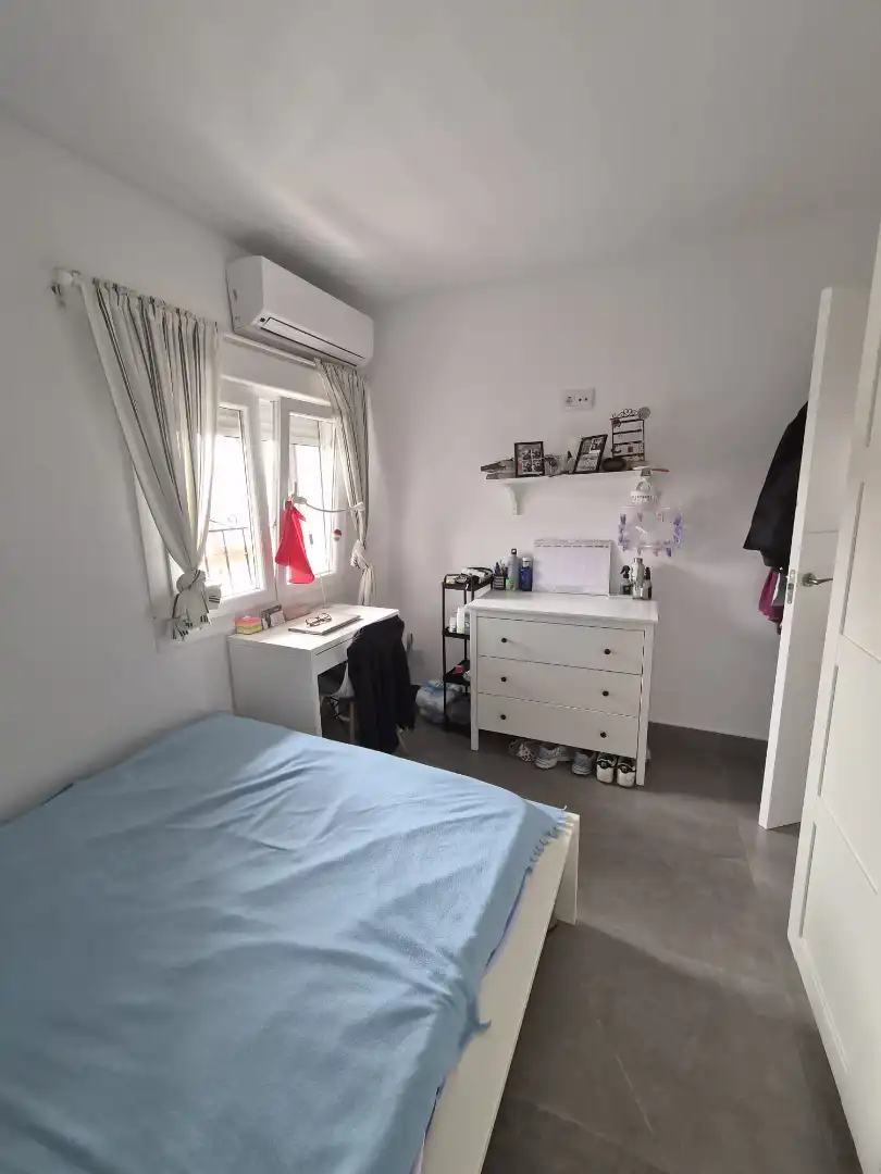 Bedroom of Flat for rent in Madrid  with Air Conditioner, Terrace and Furnished