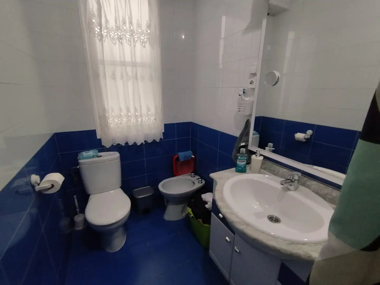 Bathroom of Flat for sale in Ferrol  with Storage room, Furnished and Oven