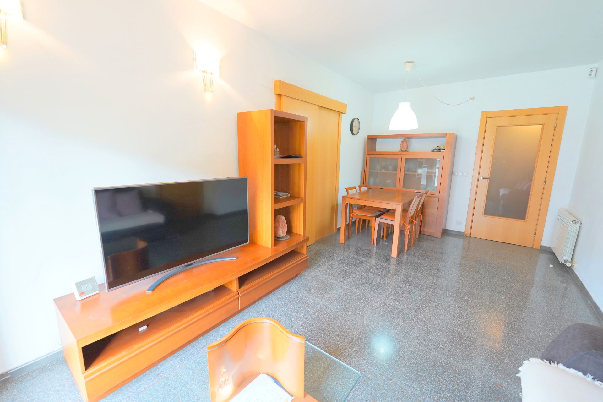 Living room of Flat for sale in  Barcelona Capital  with Air Conditioner, Heating and Furnished
