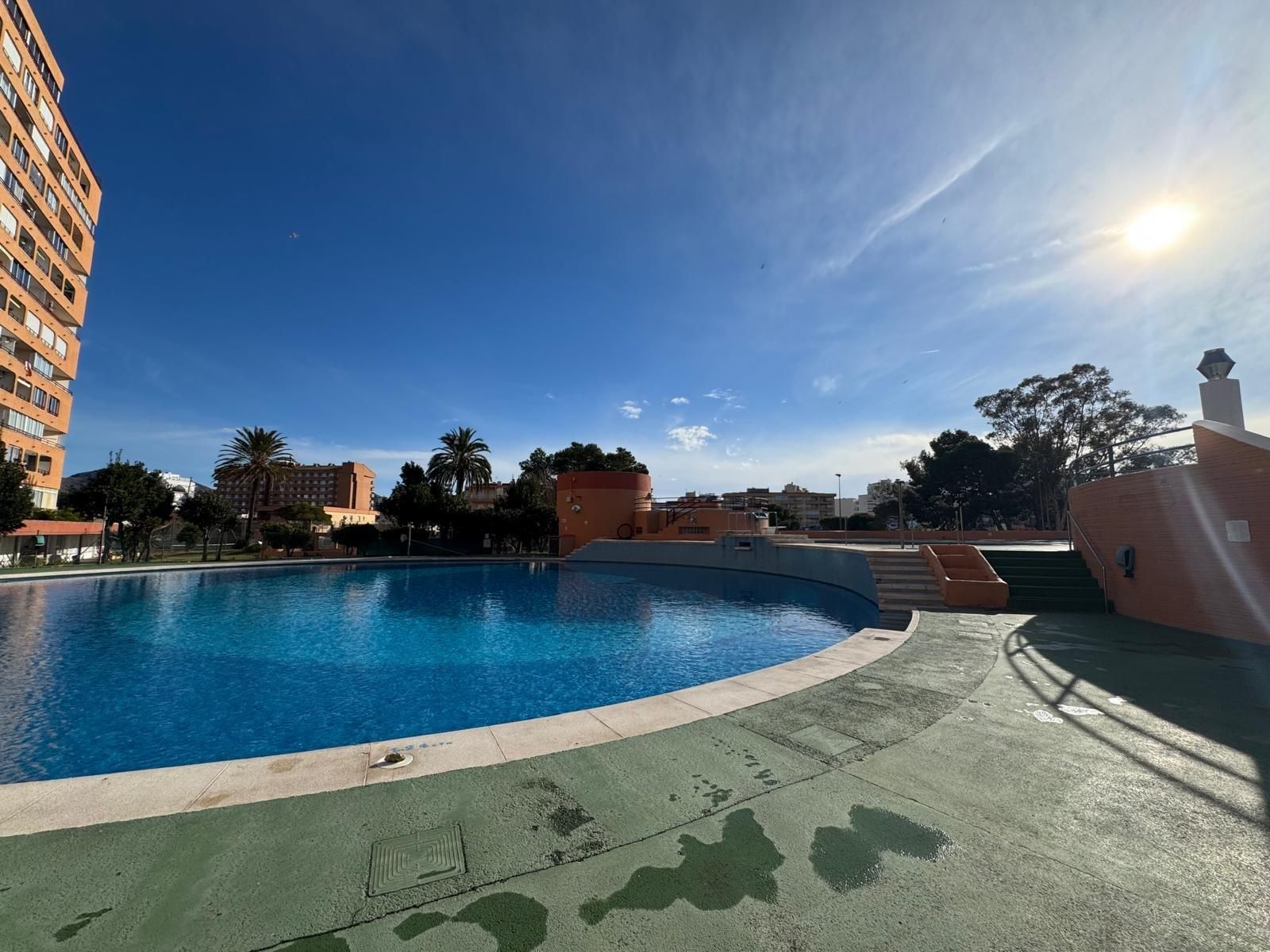 Swimming pool of Flat for sale in Roses  with Air Conditioner, Private garden and Terrace