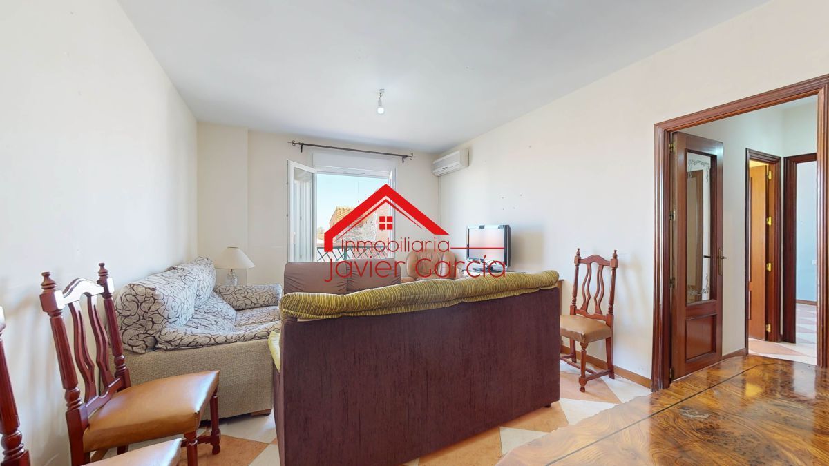 Living room of Flat for sale in Los Santos de Maimona  with Air Conditioner, Terrace and Balcony