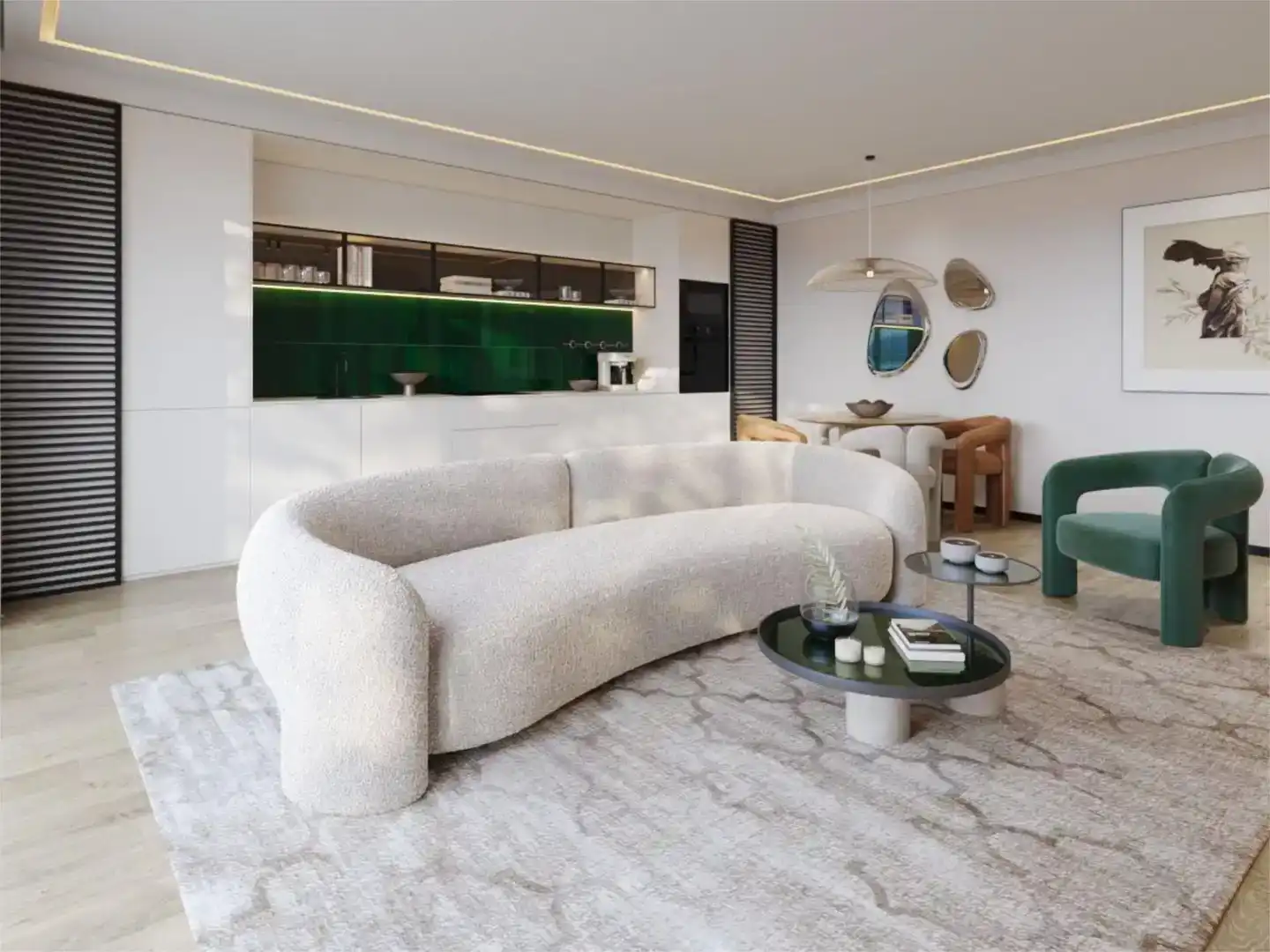 Sala de estar de Piso en venta en  Madrid Capital con Aire acondicionado, Piscina y Balcón
