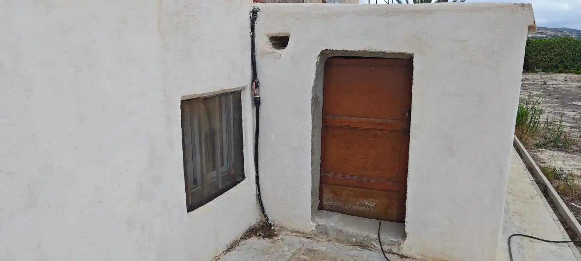 Vista exterior de Finca rústica en venda en Novelda amb Aire condicionat i Piscina