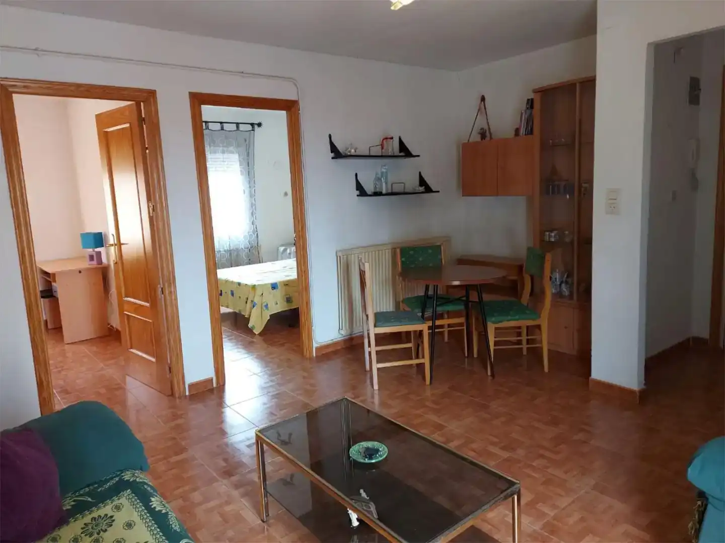 Sala d'estar de Pis per a compartir en Albacete amb Jardí privat, Moblat i Balcó