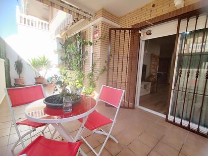 Terrace of Flat for sale in Roquetas de Mar  with Air Conditioner, Heating and Parquet flooring