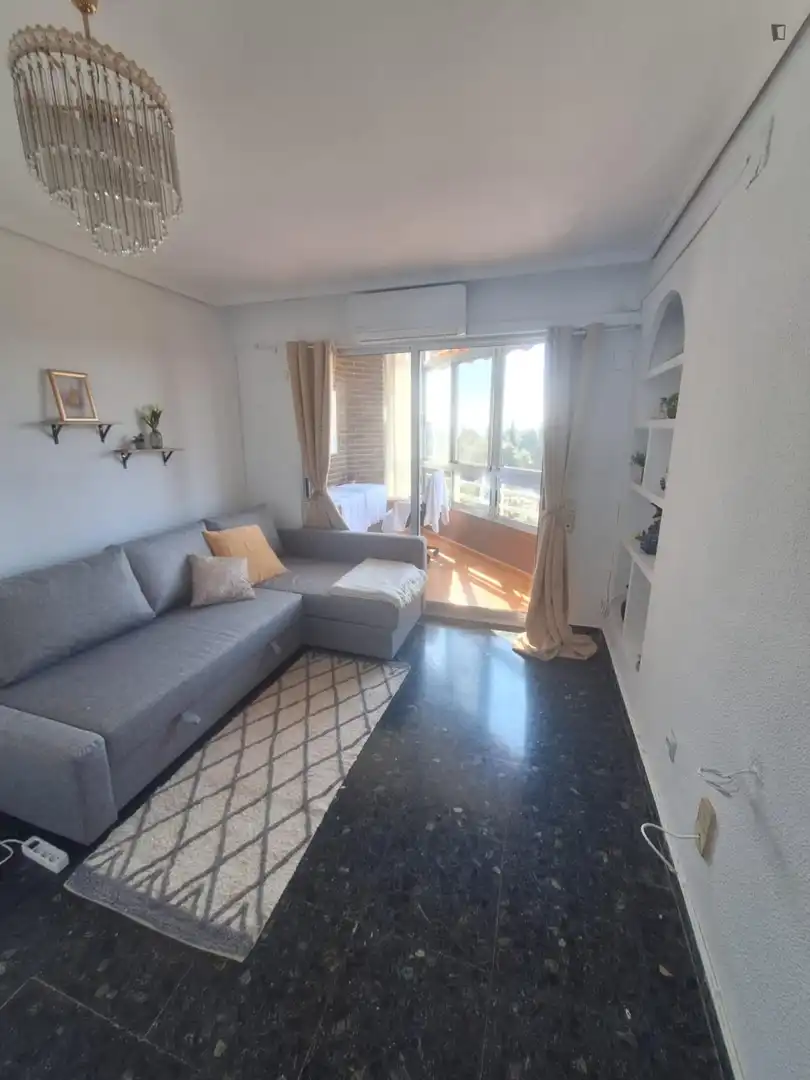 Sala de estar de Apartamento de alquiler en Moncada con Amueblado, Horno y Lavadora
