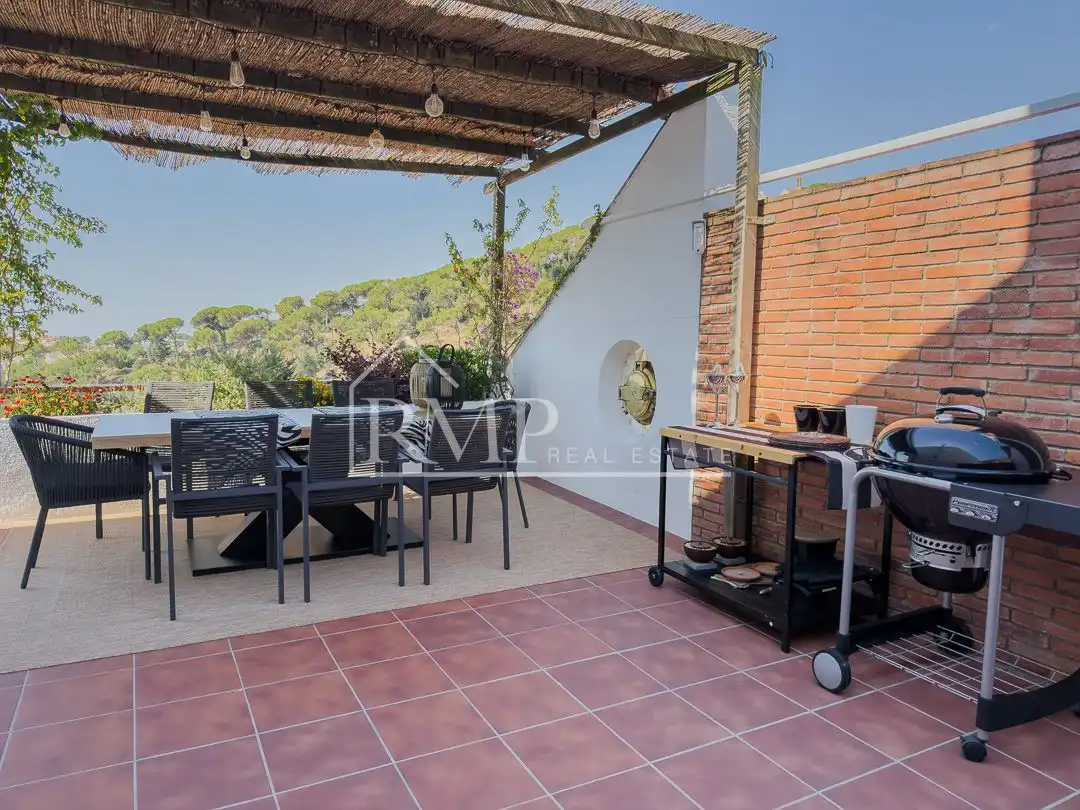 Terrace of Detached homes for sale in Sant Andreu de Llavaneres  with Air Conditioner, Heating and Terrace