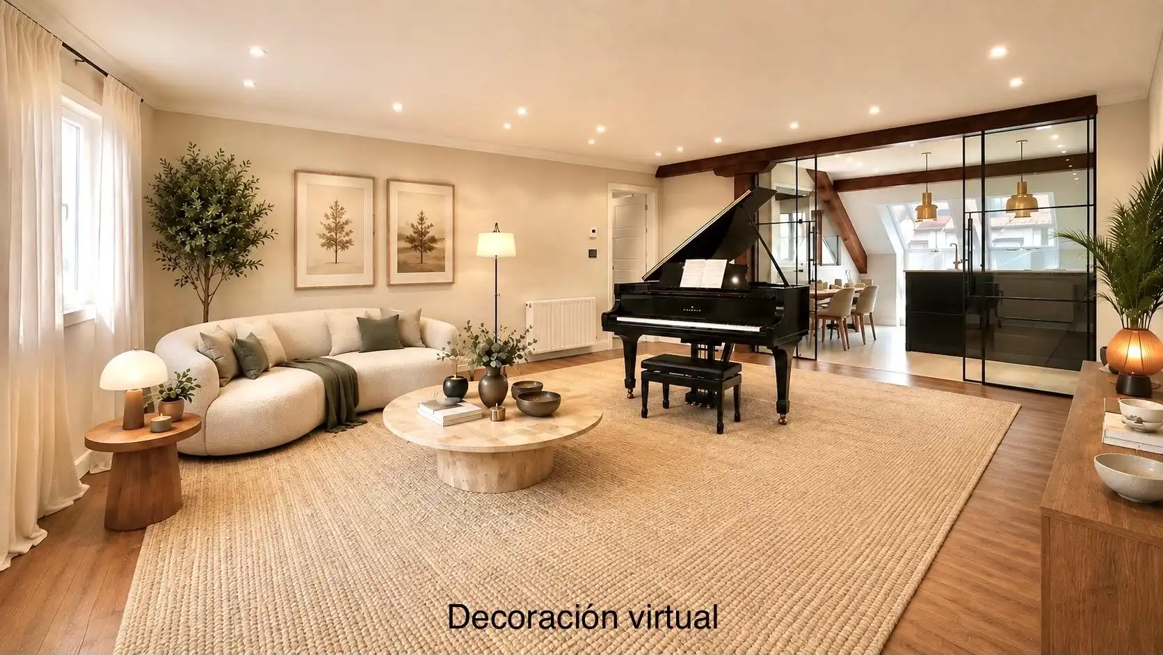 Living room of Flat for sale in Bilbao   with Heating and Alarm