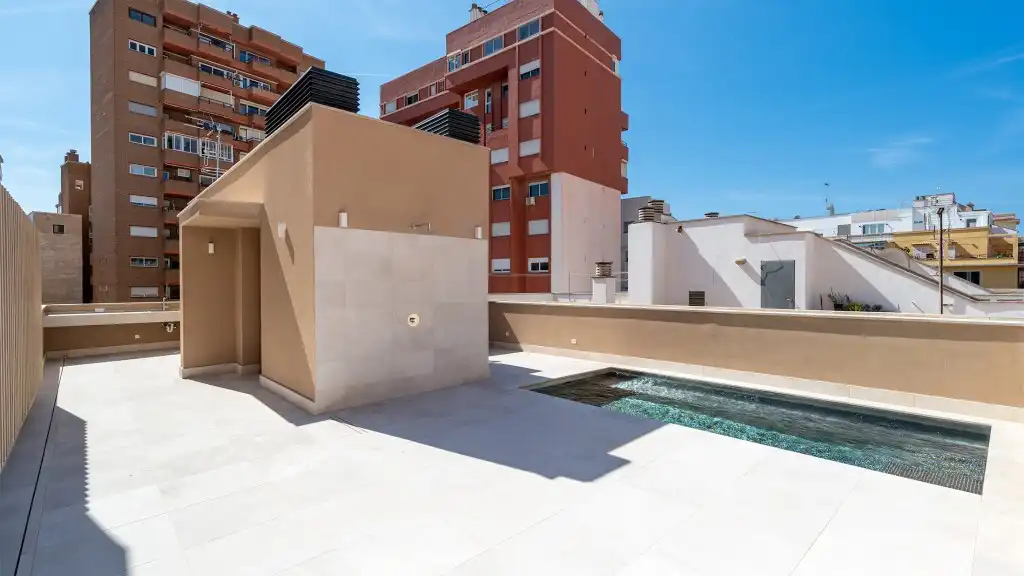 Swimming pool of Ground floor for sale in  Palma de Mallorca  with Air Conditioner, Terrace and Community pool