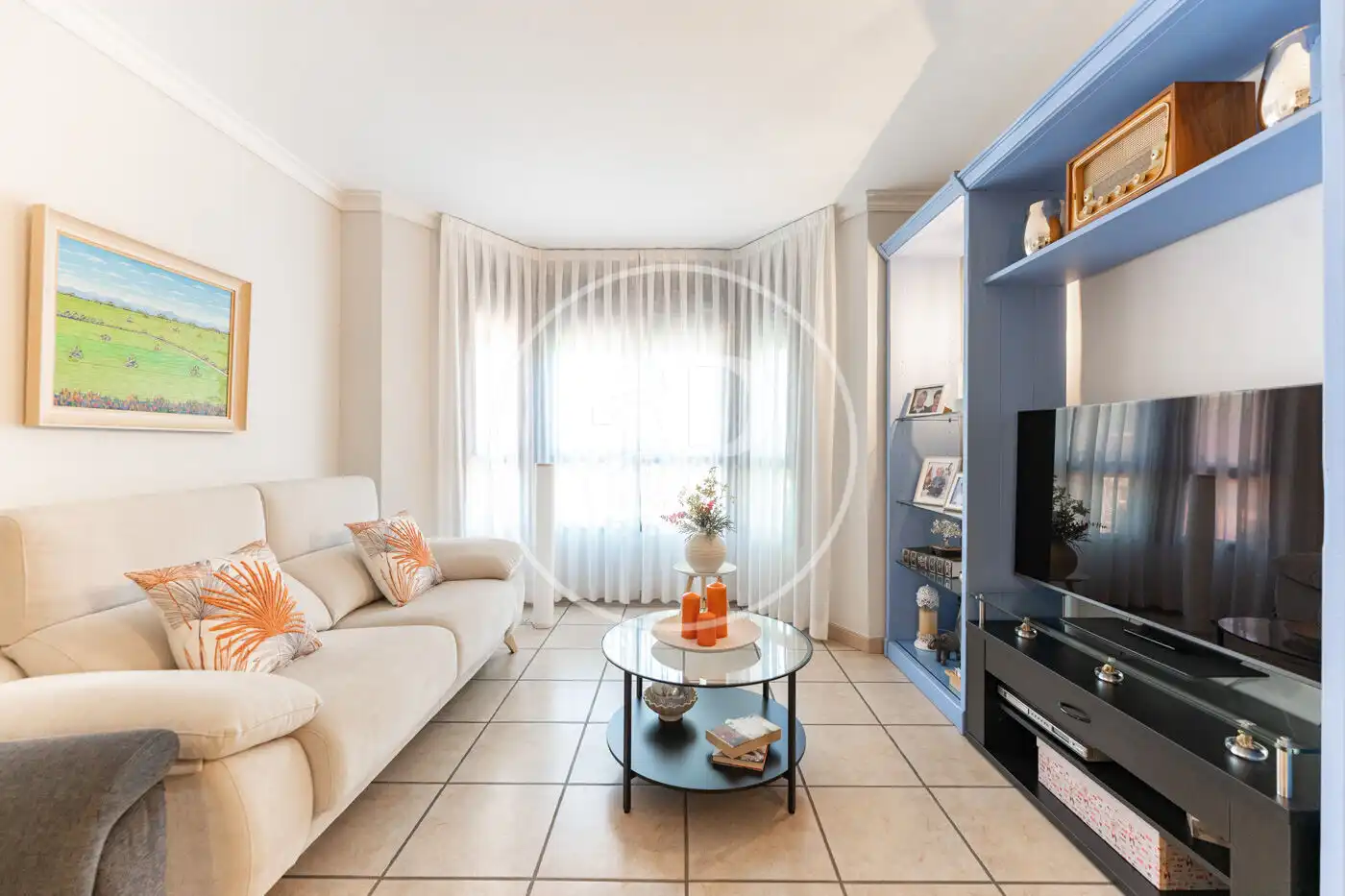 Sala de estar de Casa adosada en venta en  Palma de Mallorca con Aire acondicionado, Calefacción y Jardín privado